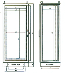 Modular Floor Standing Extensible Enclosures