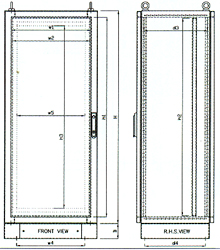 Modular Floor Standing Extensible Enclosures